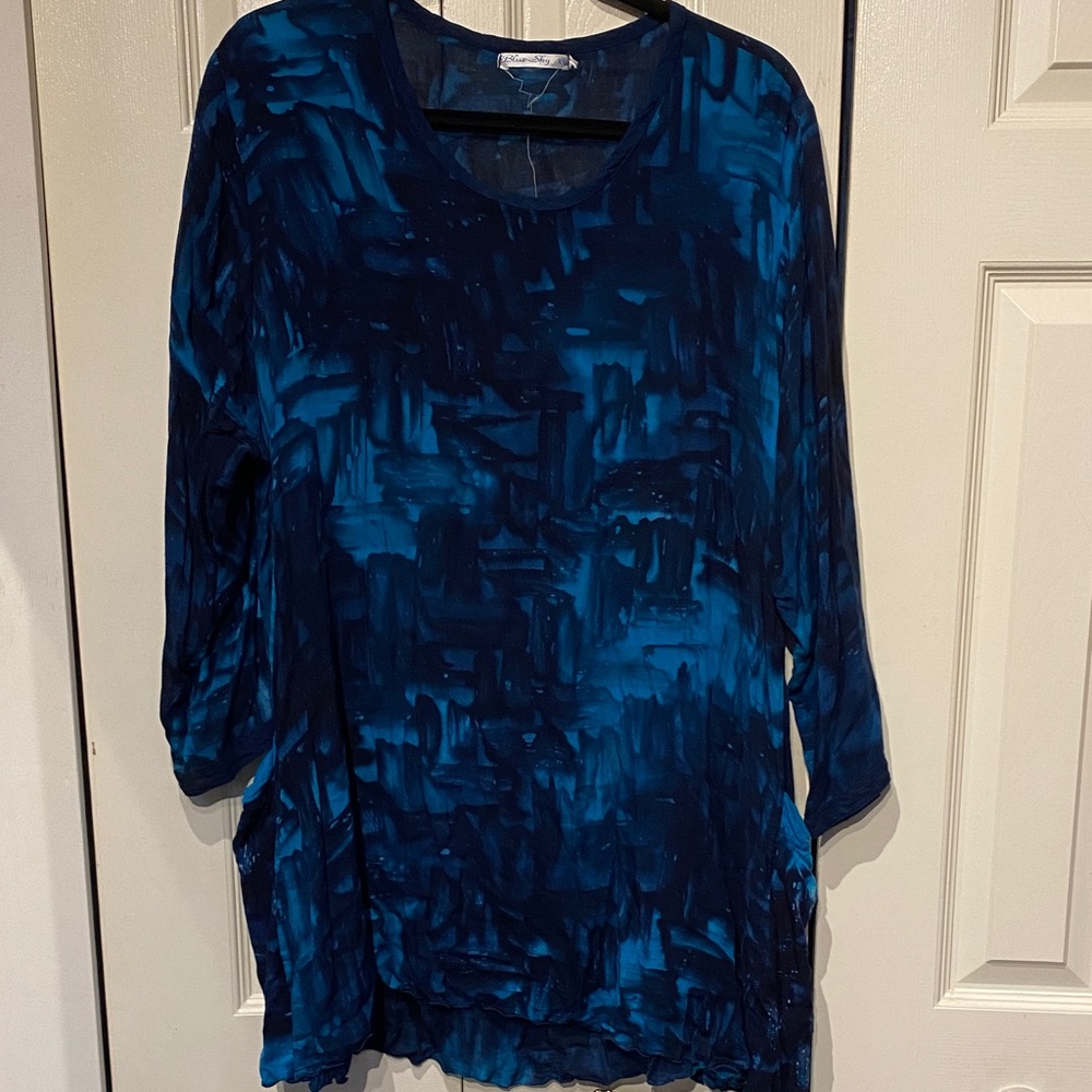 Blue Sky tunic style blouse - XL